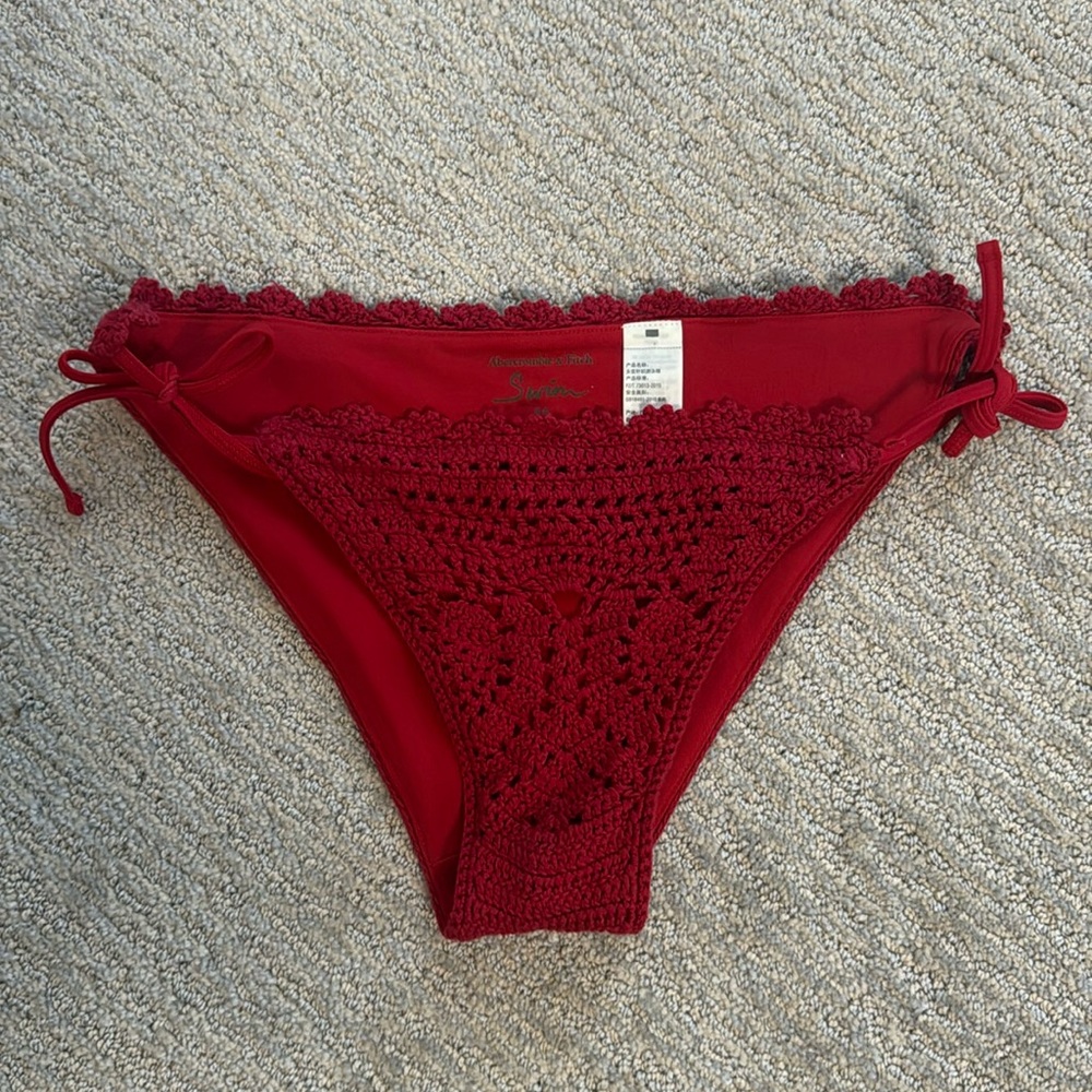Abercrombie Crochet Swim Bottoms